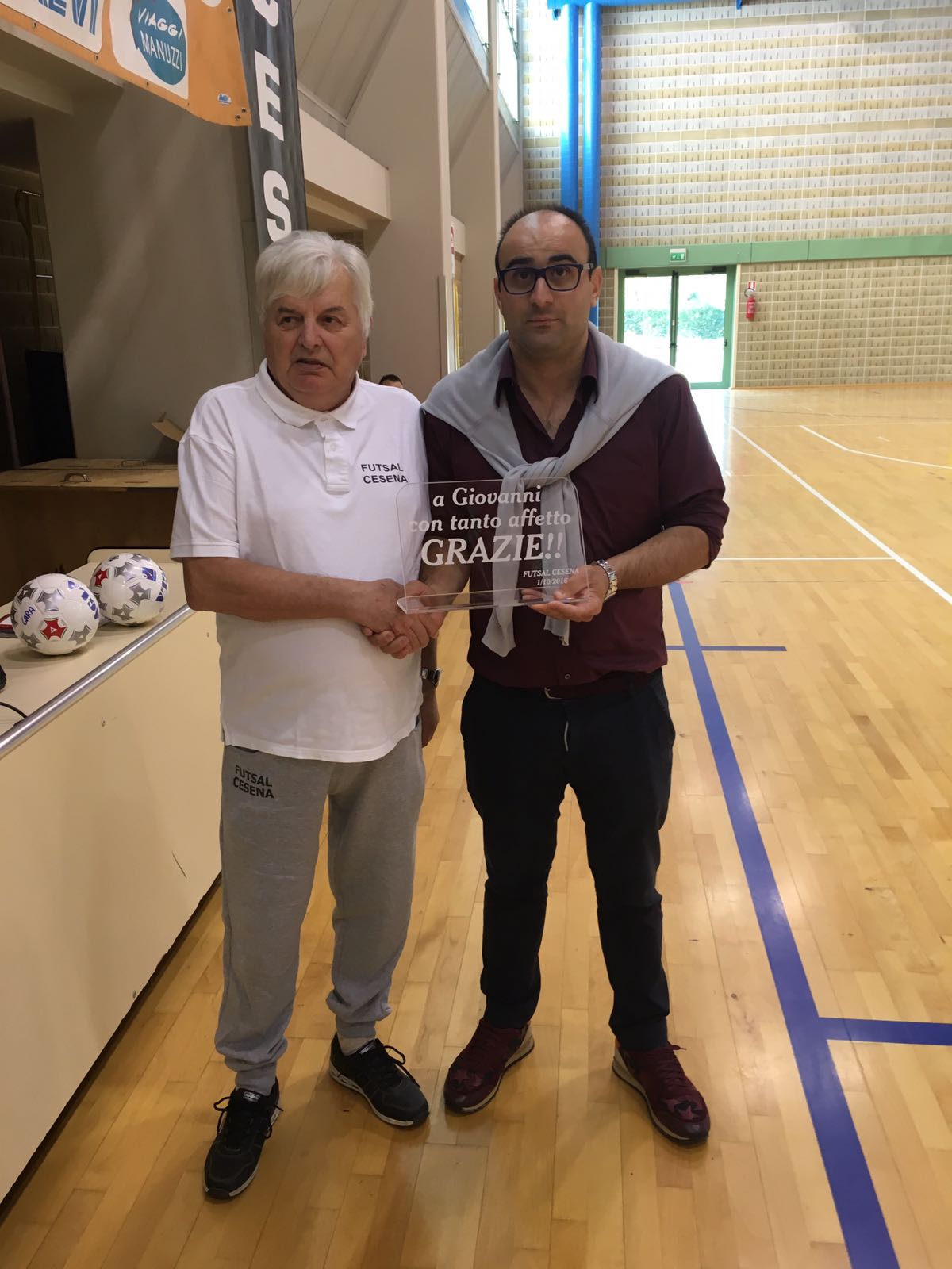 La Futsal Cesena ringrazia Giovanni Rossi