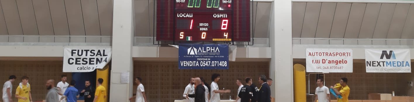 Amichevole: Futsal Cesena-Gubbio 1-8