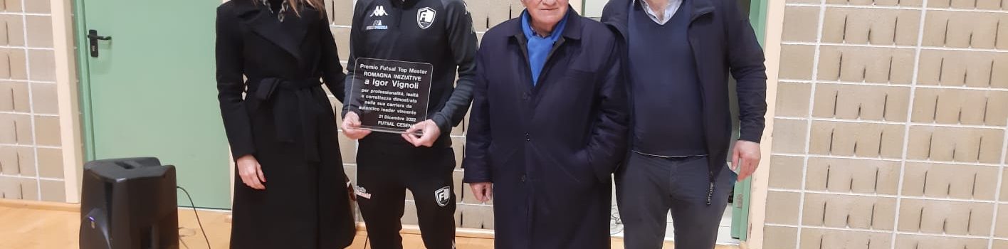 Igor Vignoli premiato come “Futsal Top Master 2022/23”